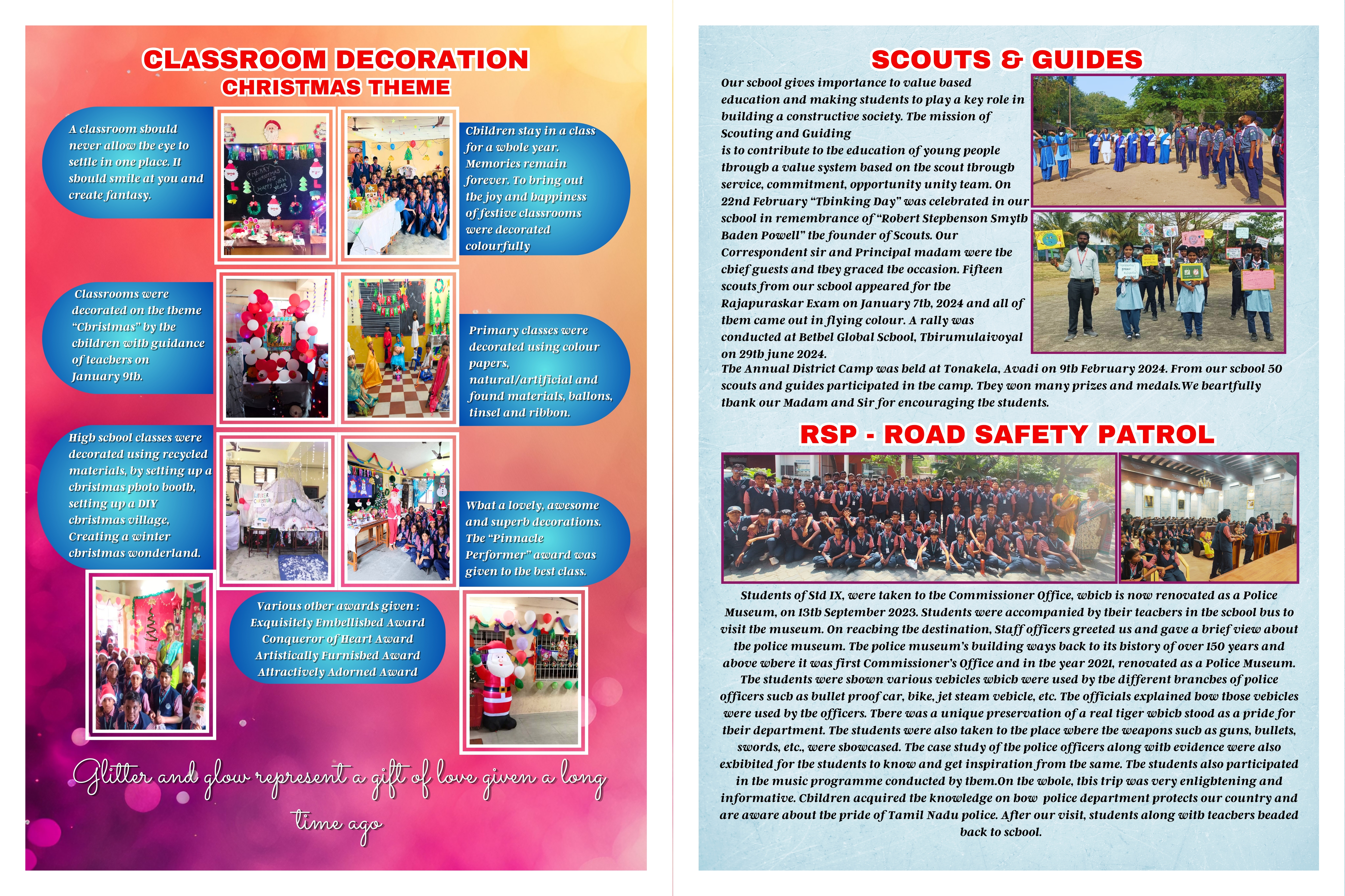 Classroom Decorations and RSP