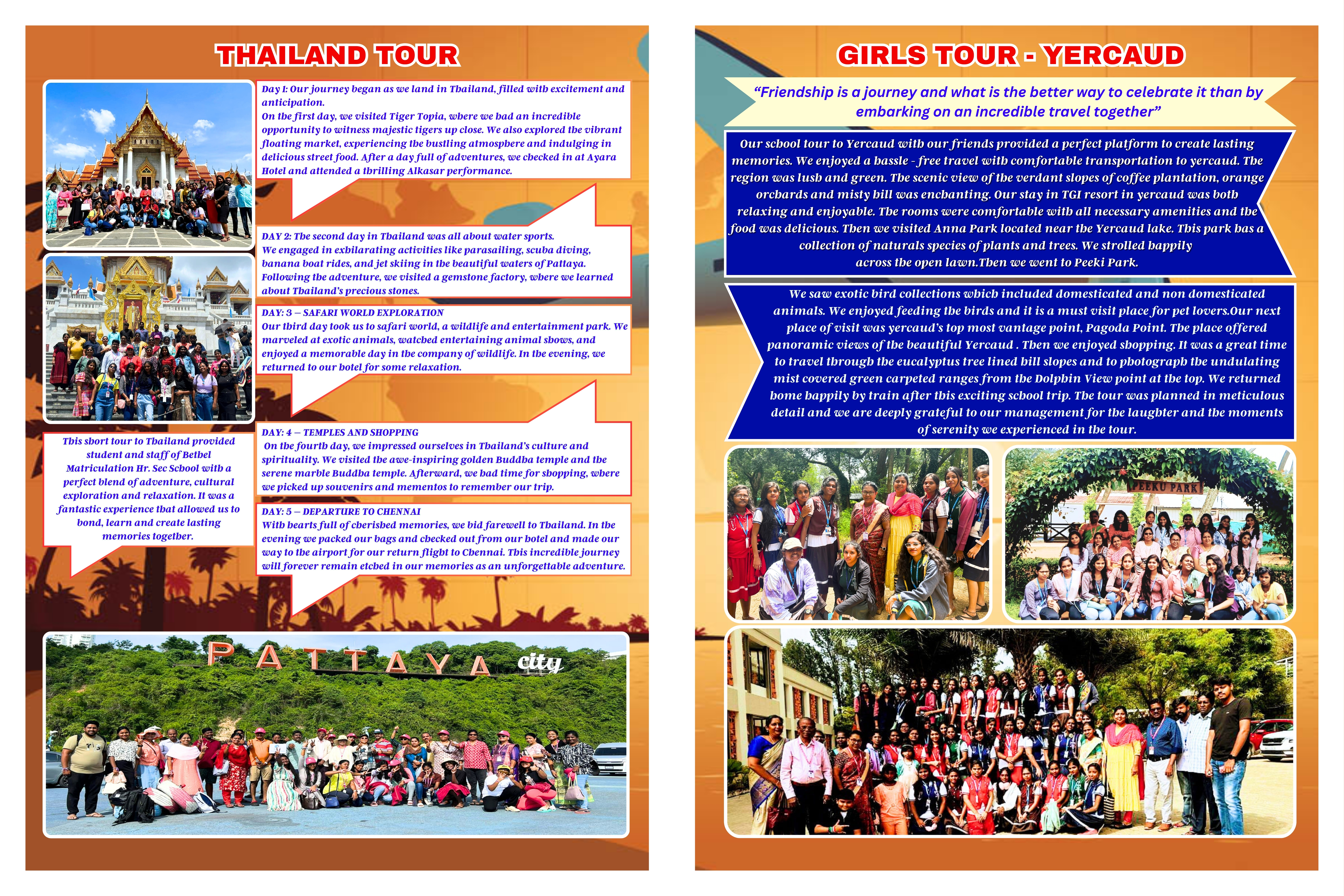 Bethel Visited Girl's Tours