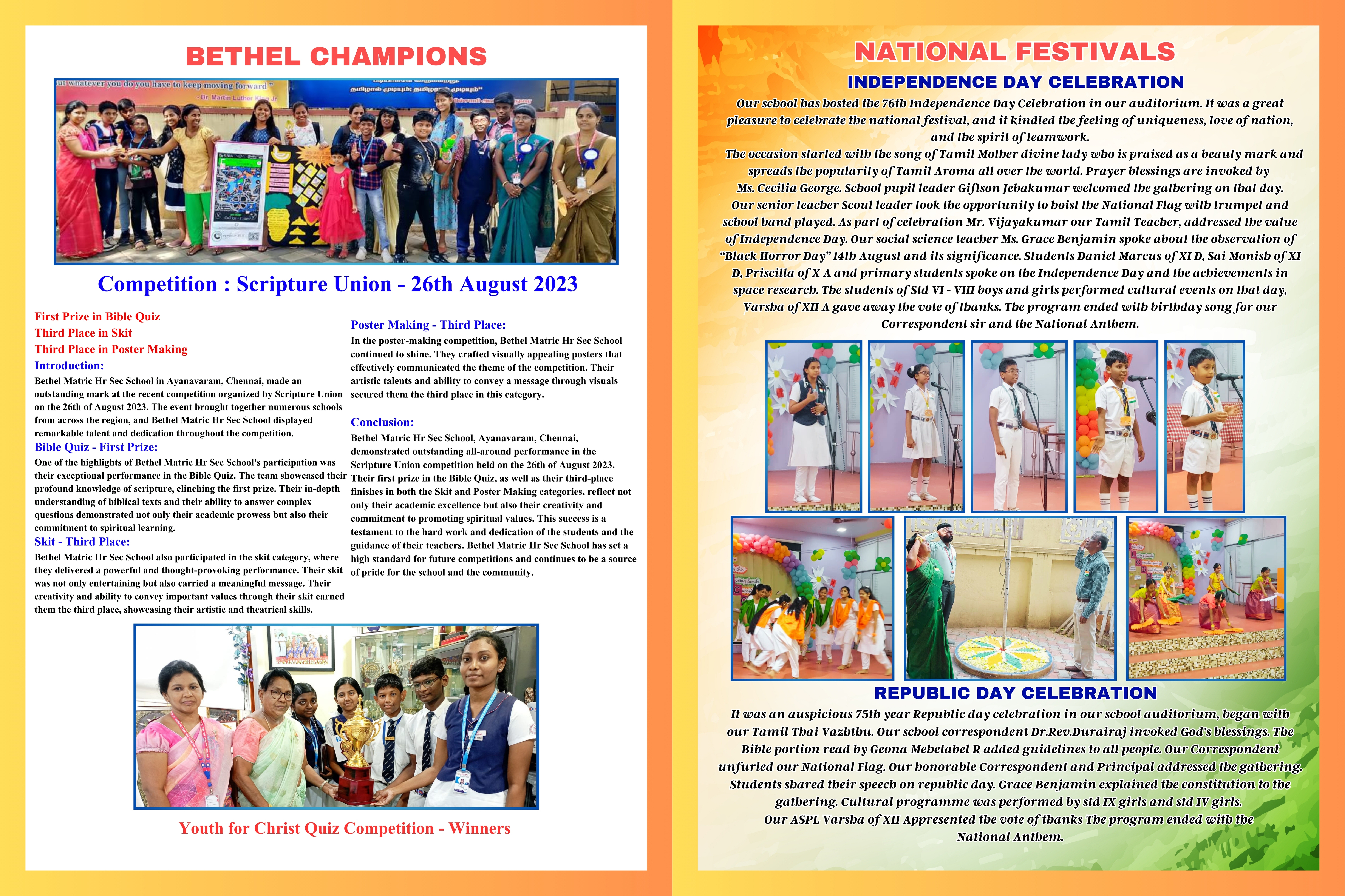 National Festivals